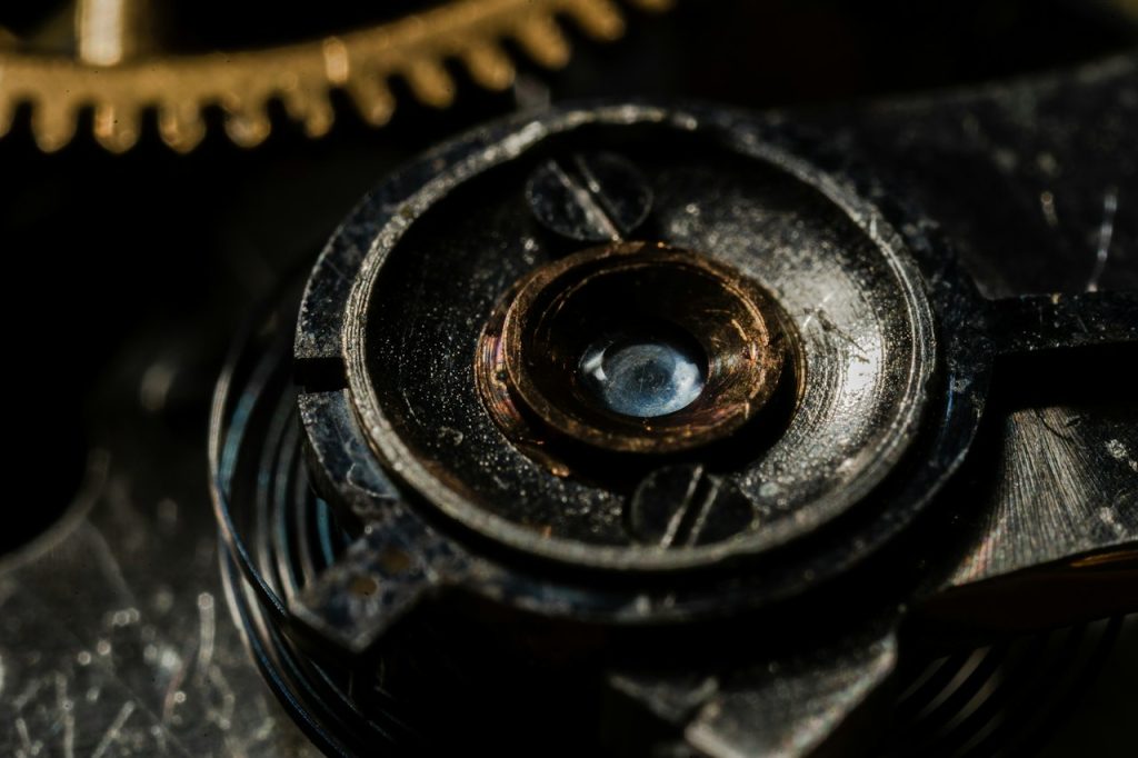 Antique Mechanical Clockwork Skull